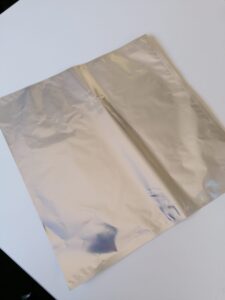 Stríbrné/průhledné hladké sáčky 400x400x72 (akce) – uvedená cena je za 100 ks